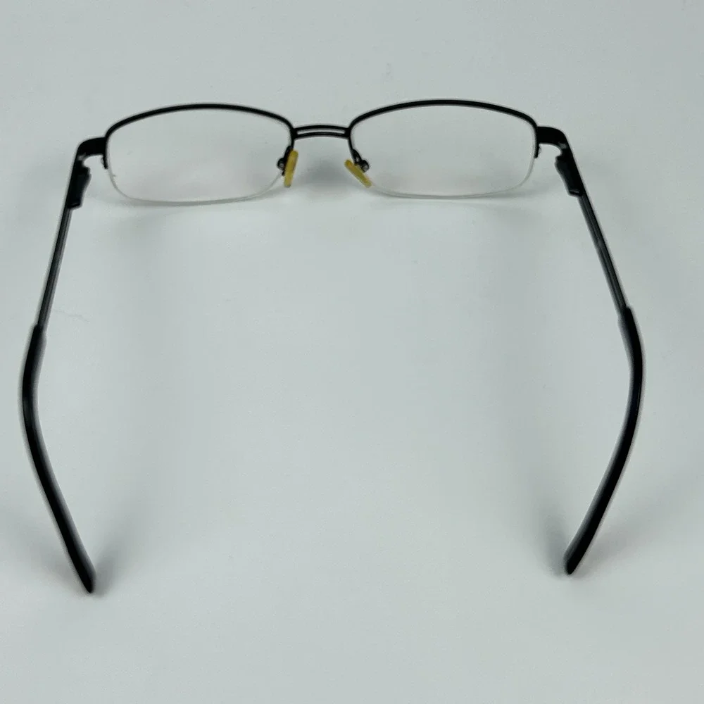 Cadillac TMGM Men's Eyeglasses Frame Black Plastic Cat Eye Half Rim 52-16-130 mm